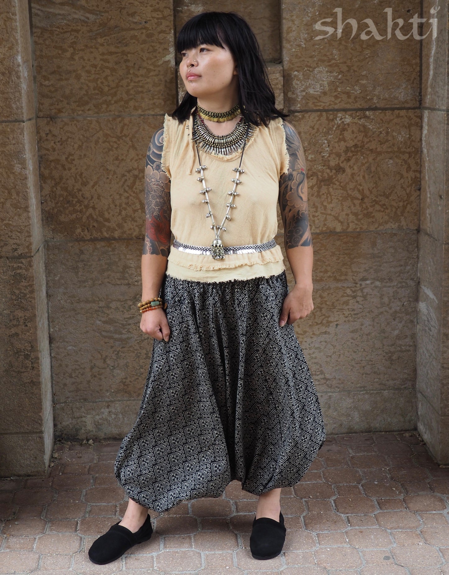 Naboo Lace-Back Shirt - Shakti