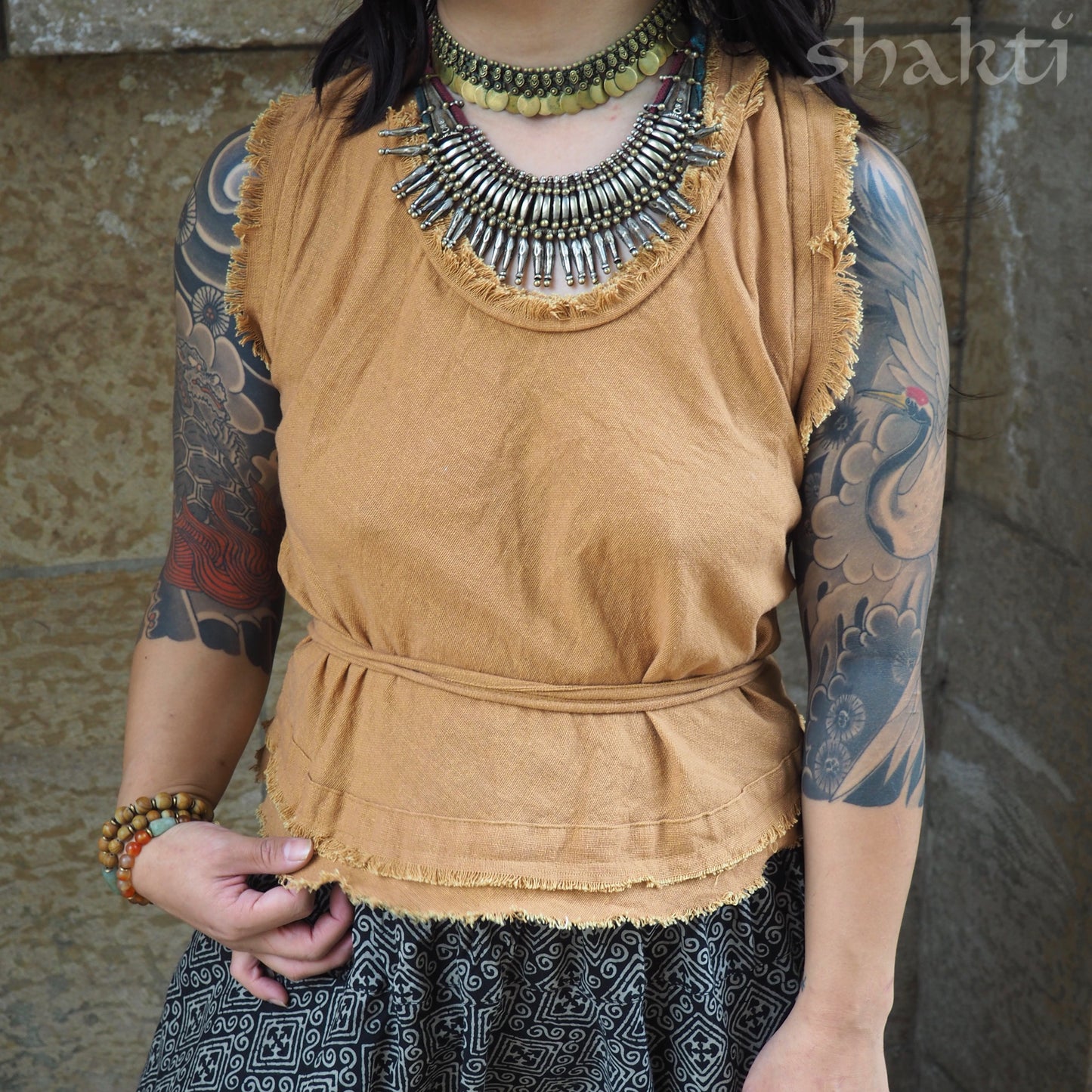 Naboo Lace-Back Shirt - Shakti