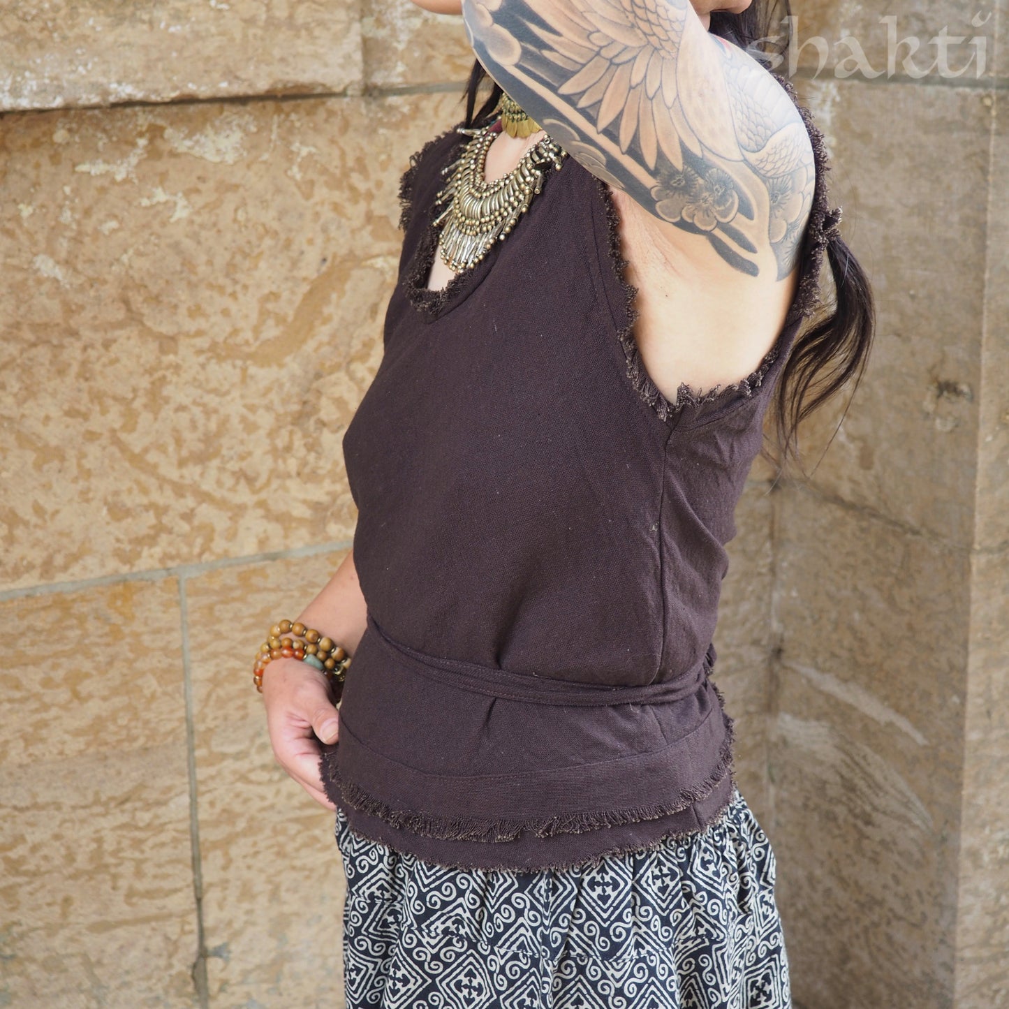 Naboo Lace-Back Shirt - Shakti