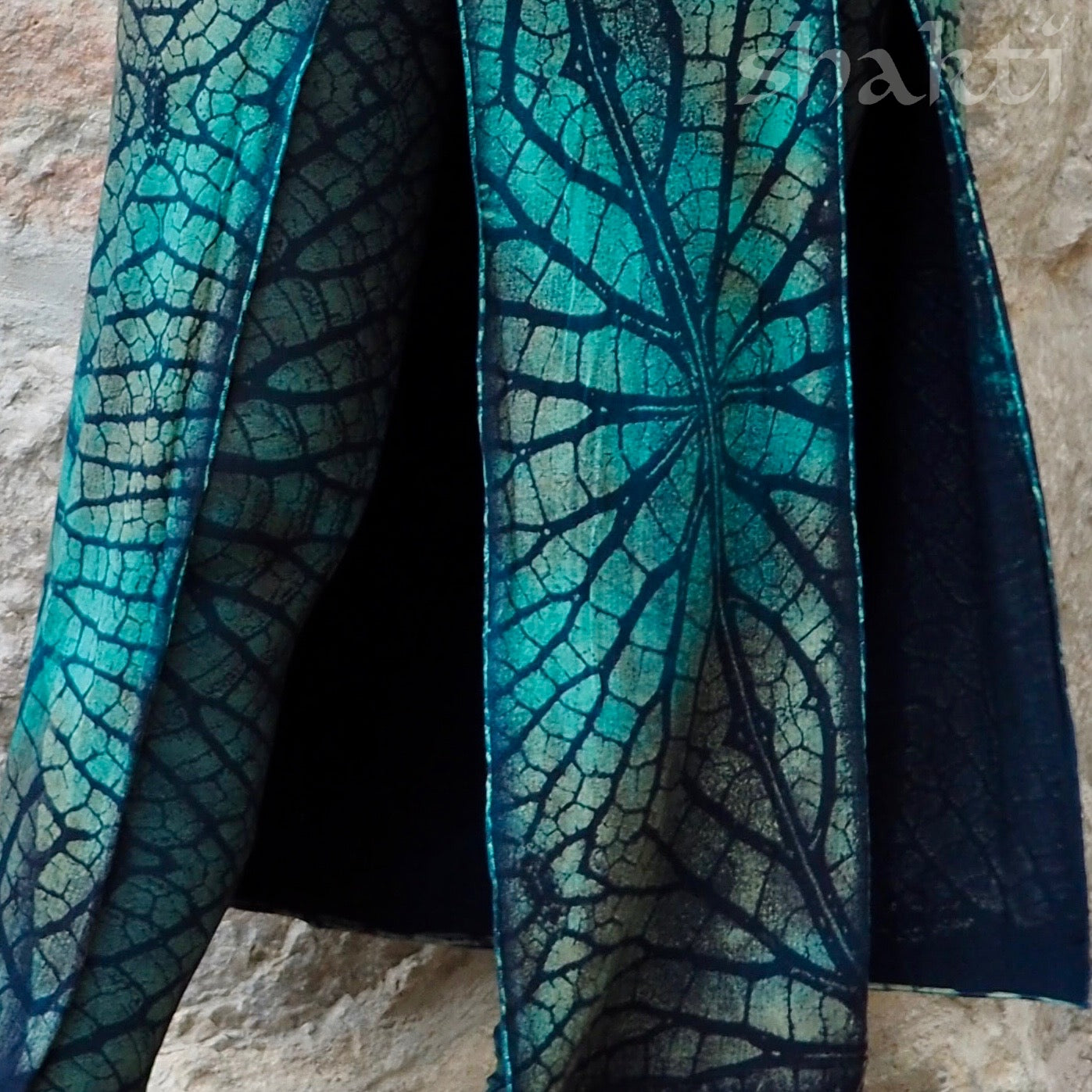 Tie-Dye Panel Skirt, Leaf - Shakti