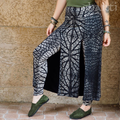 Tie-Dye Panel Skirt, Leaf - Shakti