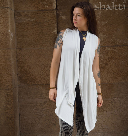 Jersey Drape Vest - Shakti