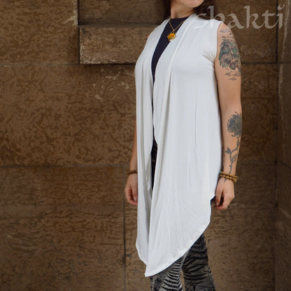 Jersey Drape Vest - Shakti