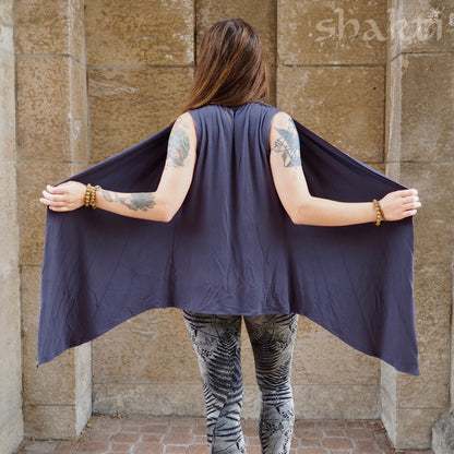 Jersey Drape Vest - Shakti