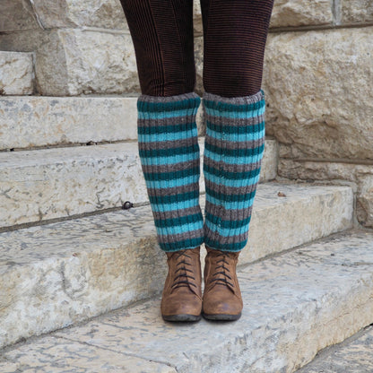 Wool Rib Leg Warmers - Shakti