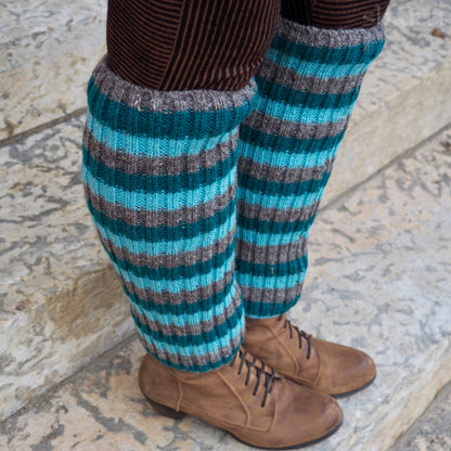 Wool Rib Leg Warmers - Shakti