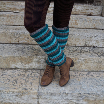 Wool Rib Leg Warmers - Shakti