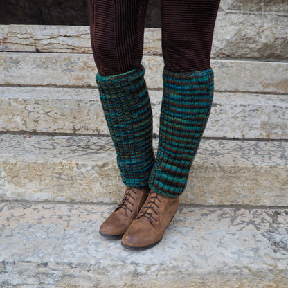 Wool Rib Leg Warmers - Shakti