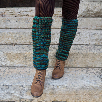 Wool Rib Leg Warmers - Shakti