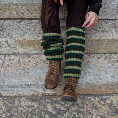 Wool Rib Leg Warmers - Shakti