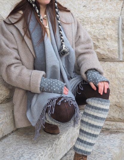 Wool Rib Leg Warmers - Shakti