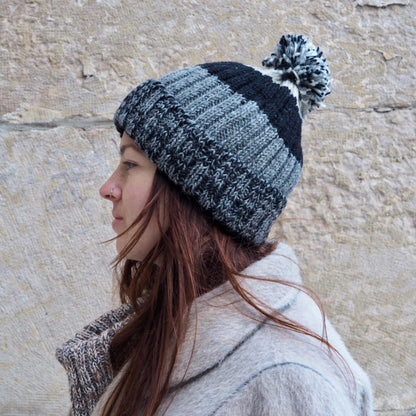 Wool Toque with Pom Pom - Shakti