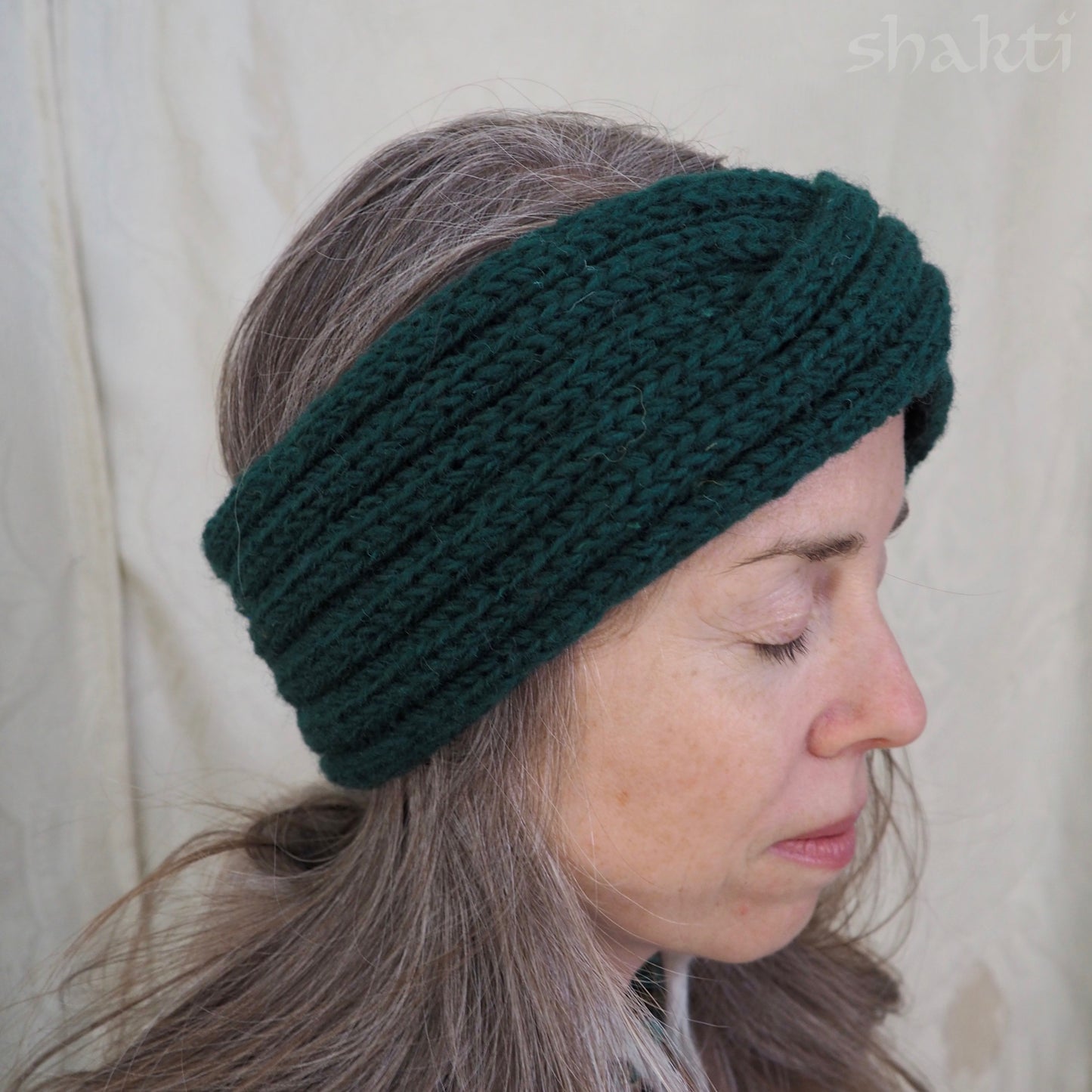 Wool Double-Knit Twist Headbands - Shakti