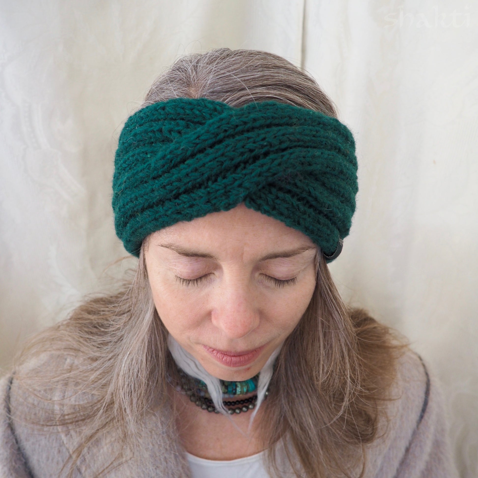 Wool Double-Knit Twist Headbands - Shakti