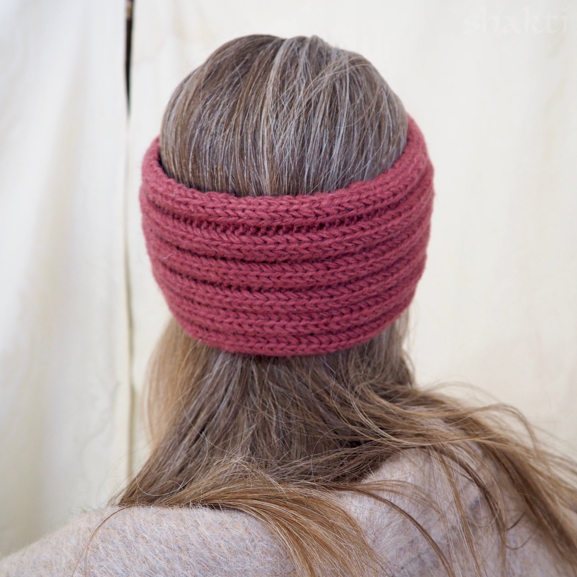 Wool Double-Knit Twist Headbands - Shakti