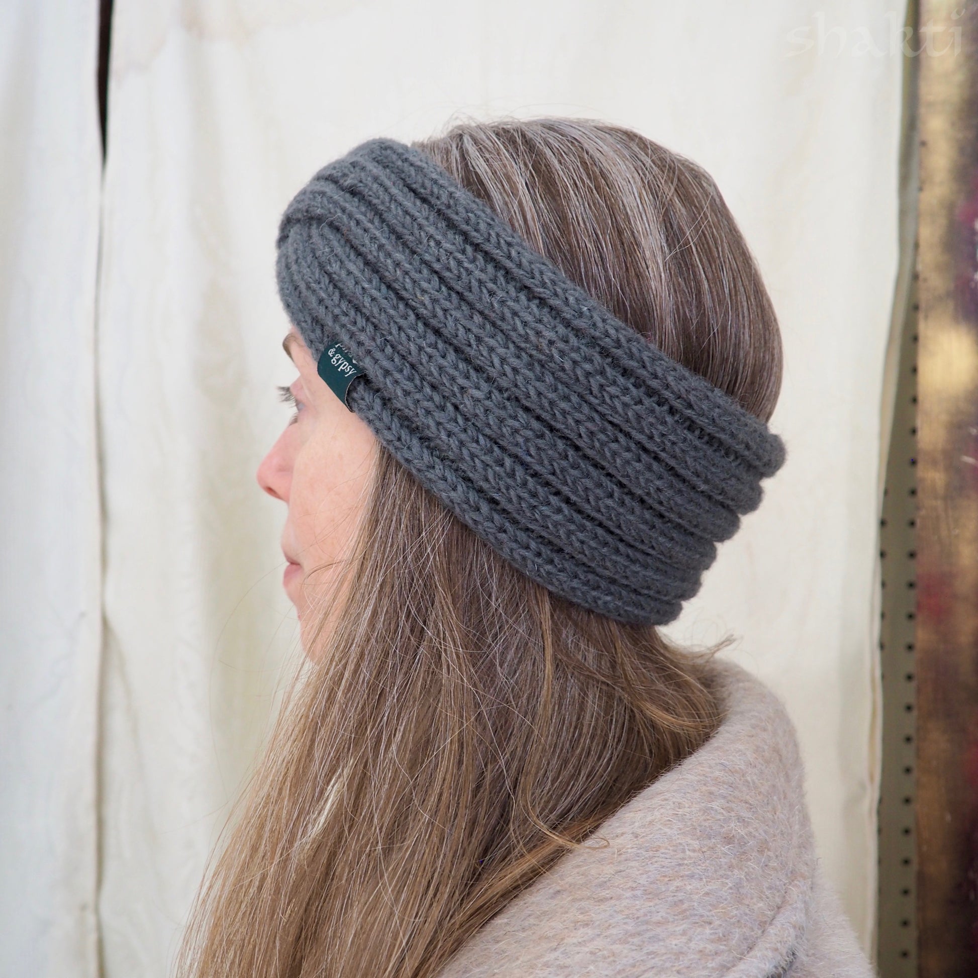 Wool Double-Knit Twist Headbands - Shakti