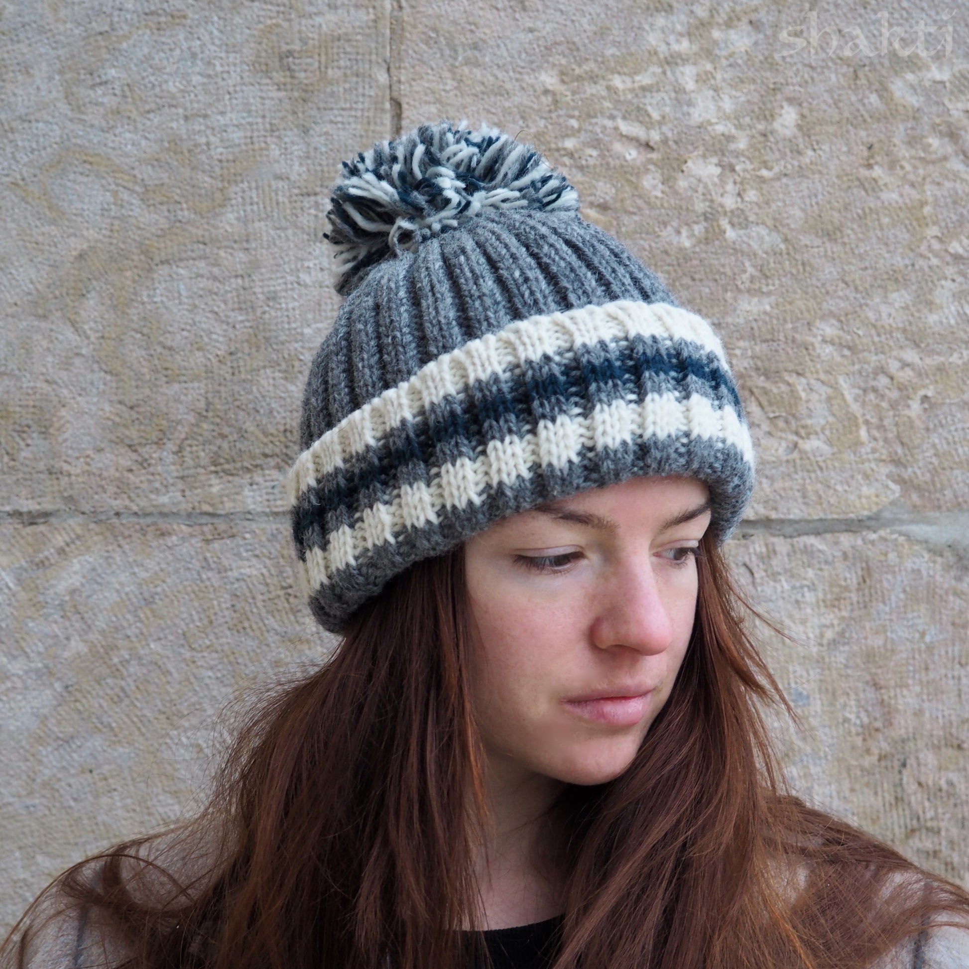 Wool Toque with Pom Pom - Shakti