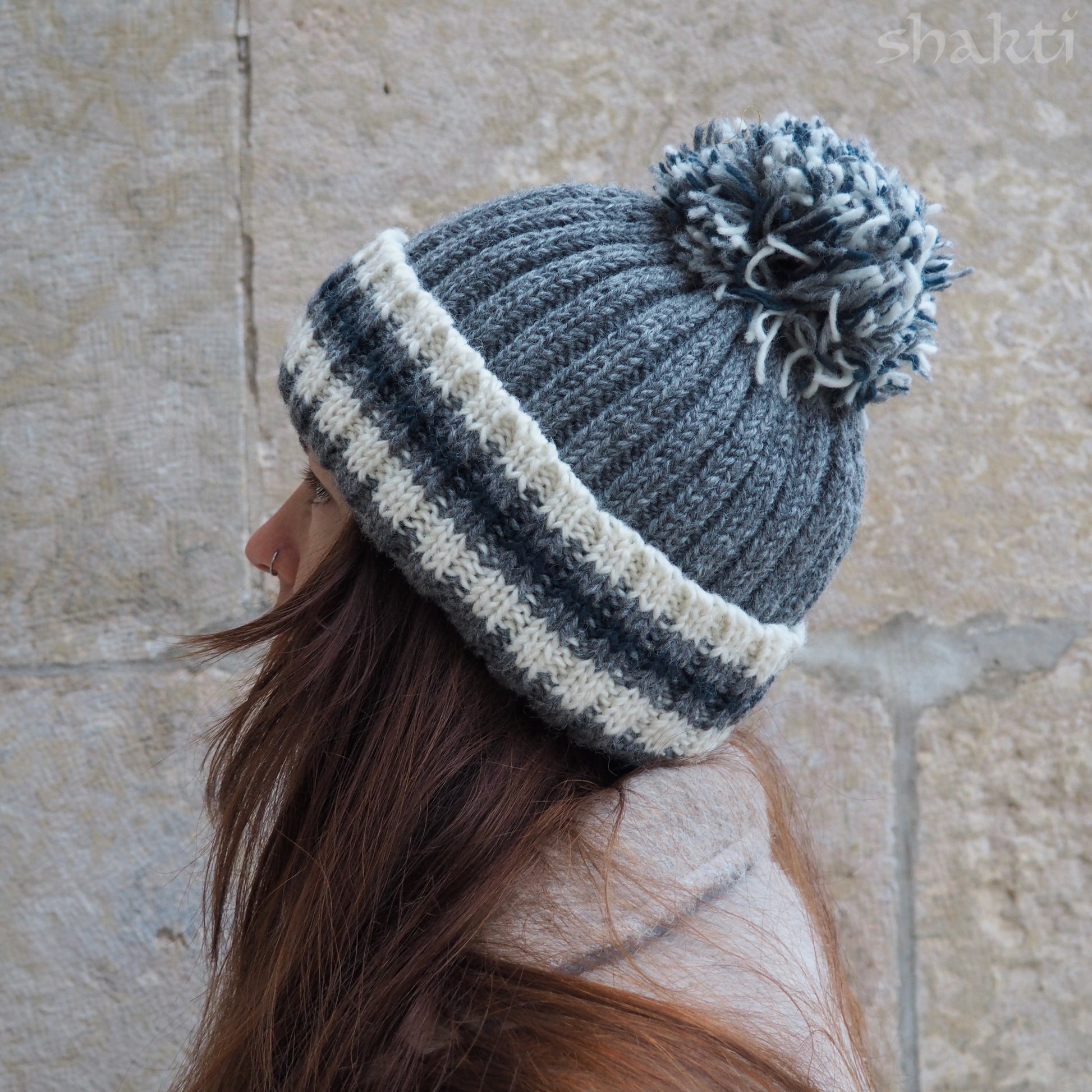 Wool Toque with Pom Pom - Shakti