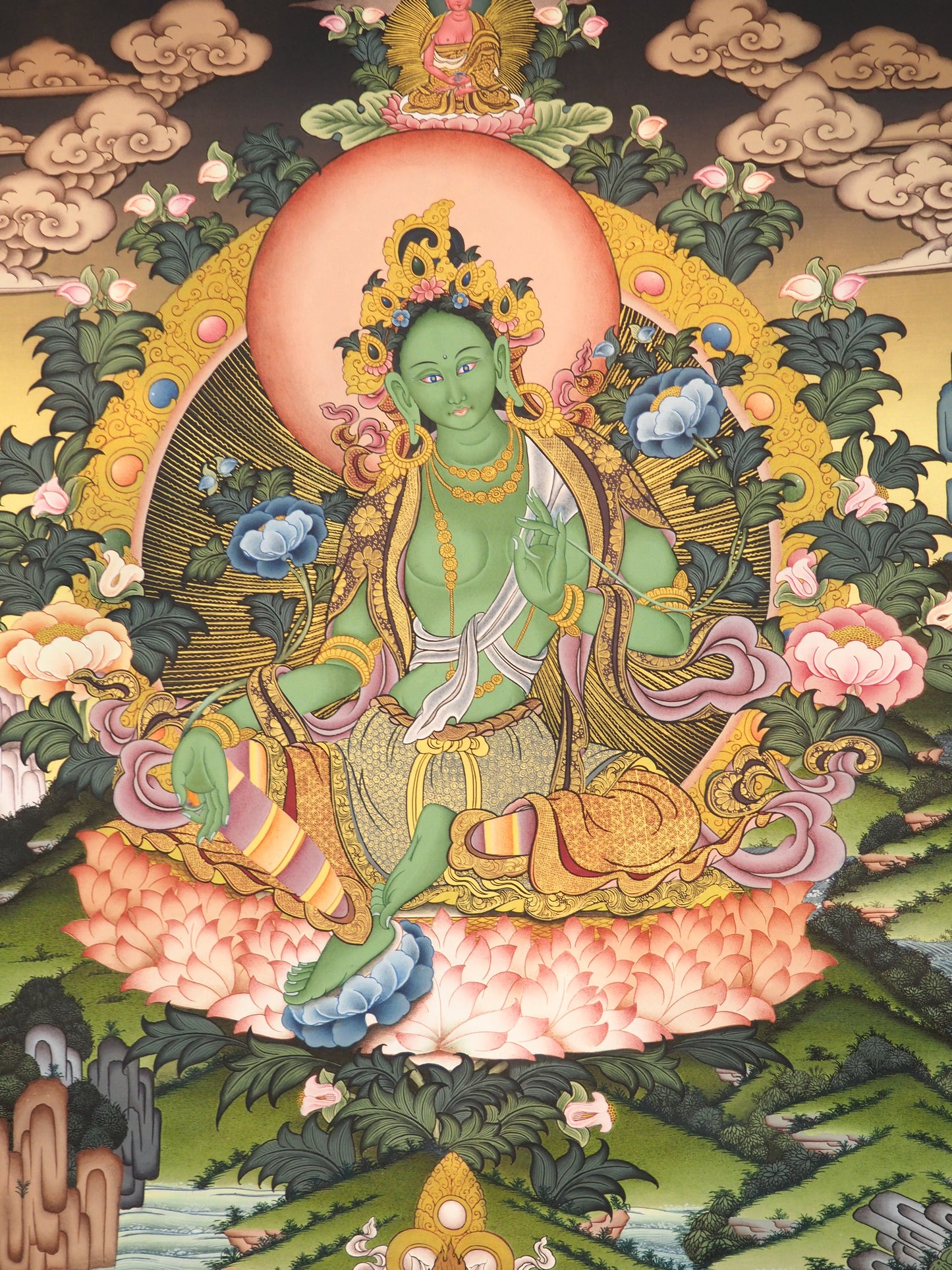 Thangka - Green Tara - Shakti