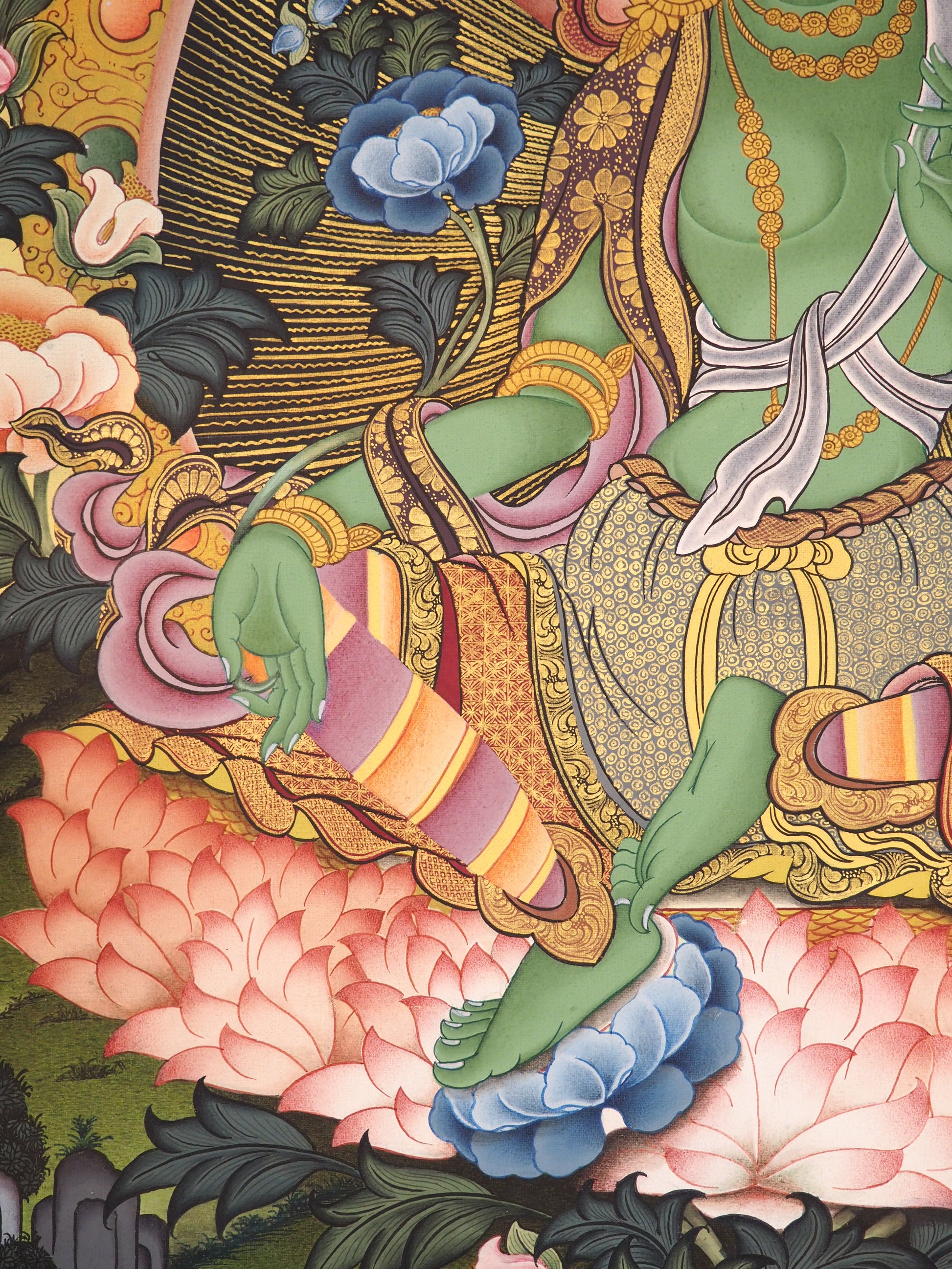 Thangka - Green Tara - Shakti