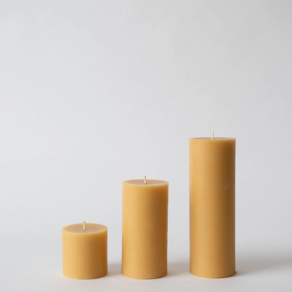 Barletta Beeswax Candle - Classic Pillar