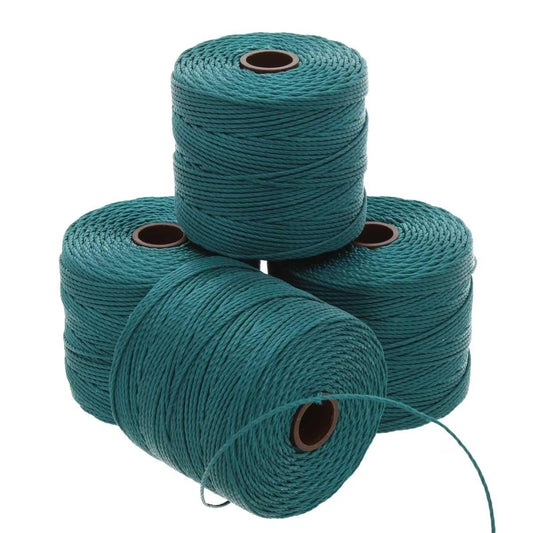 S-Lon Bead Cord, TEX210 (Green Blue)