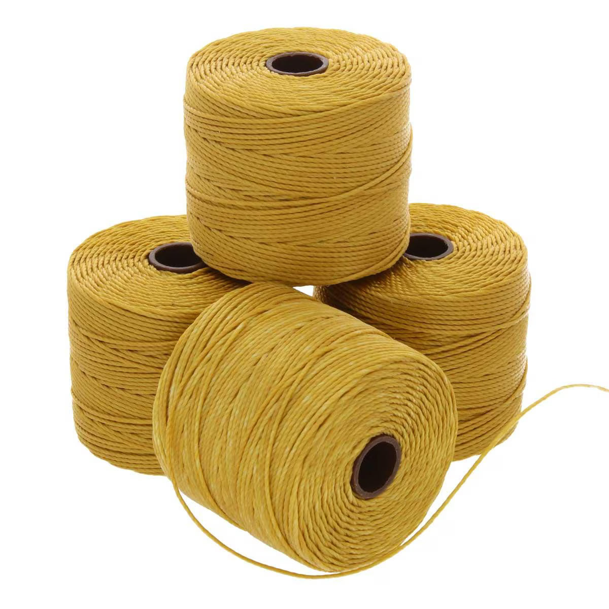 S-Lon Bead Cord, TEX210 (Light Maize)
