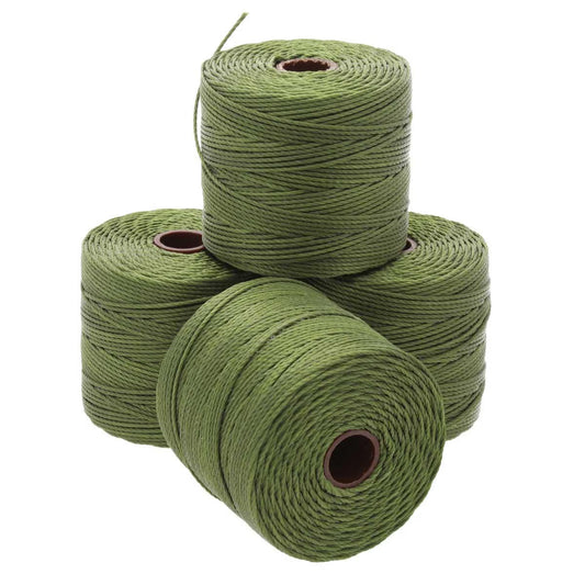 S-Lon Bead Cord, TEX210 (Olivine)