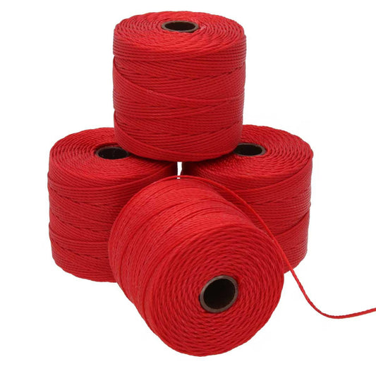 S-Lon Bead Cord, TEX210 (Shanghai Red)