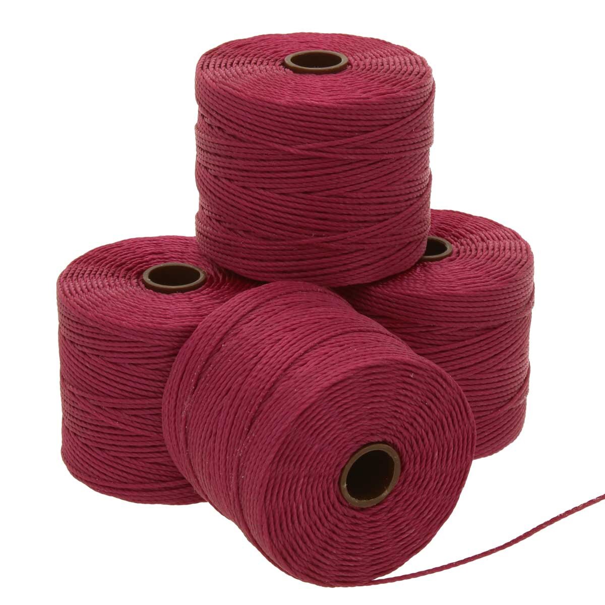 S-Lon Bead Cord, TEX210 (Wine)