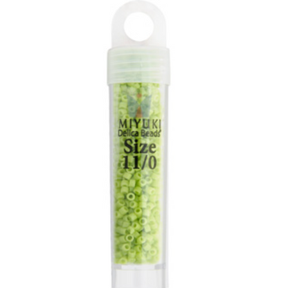 Miyuki Delica Seed Bead, 11/0 (Chartreuse Opaque)