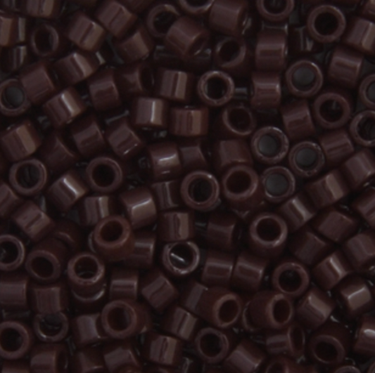 Miyuki Delica Seed Bead, 11/0 (Chocolate Brown)