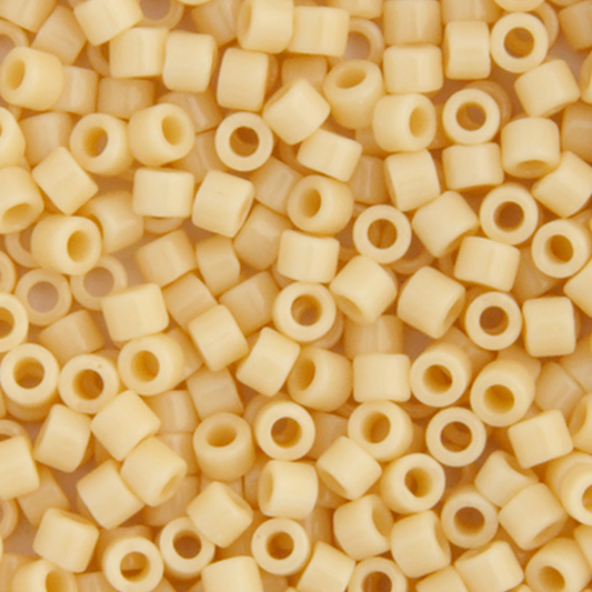 Miyuki Delica Seed Bead, 11/0 (Dark Ivory Pear Opaque)