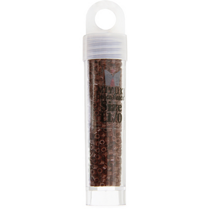 Miyuki Delica Seed Bead, 11/0 (Brown Currant Opaque)