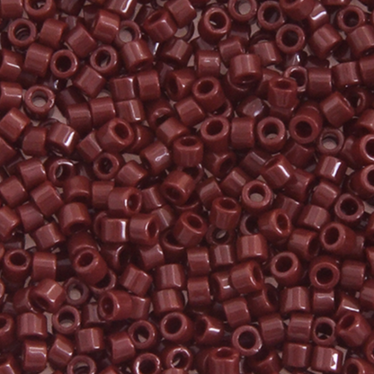 Miyuki Delica Seed Bead, 11/0 (Brown Currant Opaque)