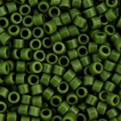 Miyuki Delica Seed Bead, 11/0 (Green Avocado Opaque)