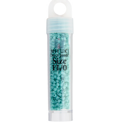 Miyuki Delica Seed Bead, 11/0 (Turquoise Sea Opal Opaque)