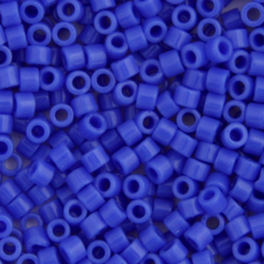 Miyuki Delica Seed Bead, 11/0 (Blue Cyan Opaque)