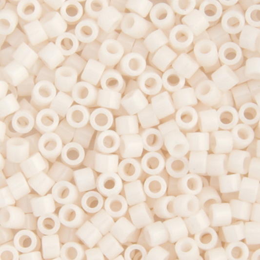 Miyuki Delica Seed Bead, 11/0 (White Bisque Opaque)