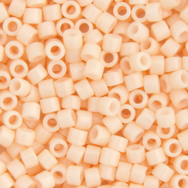 Miyuki Delica Seed Bead, 11/0 (Light Peach Opaque)