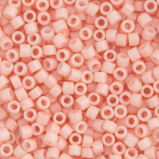 Miyuki Delica Seed Bead, 11/0 (Light Salmon Opaque)