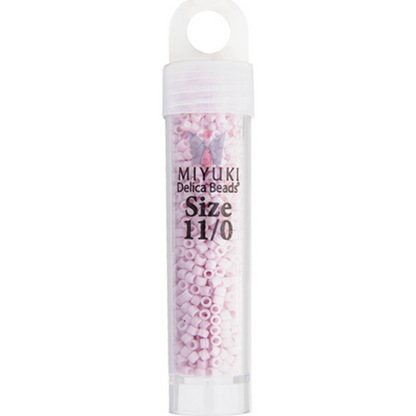 Miyuki Delica Seed Bead, 11/0 (Pale Rose Opaque)