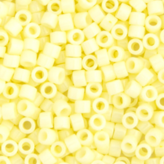 Miyuki Delica Seed Bead, 11/0 (Pale Yellow Opaque)