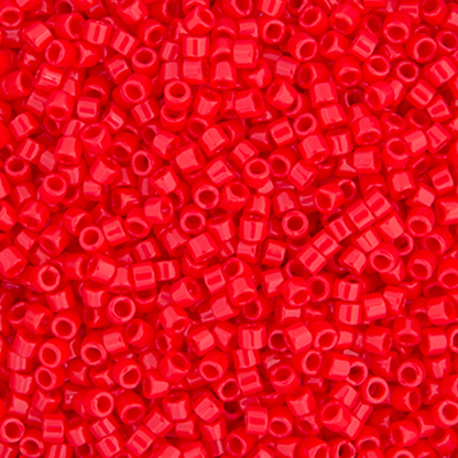 Miyuki Delica Seed Bead, 11/0 (Red Vermillion)