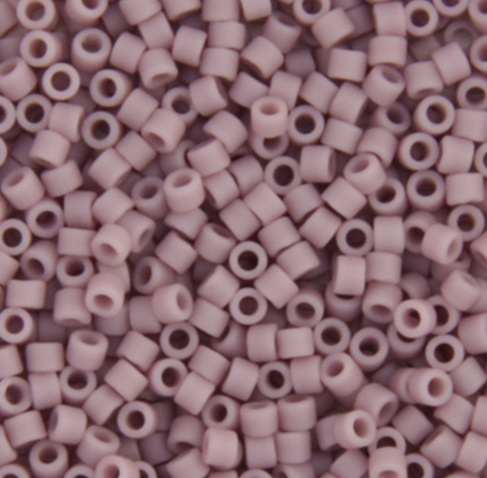 Miyuki Delica Seed Bead, 11/0 (Mauve Opaque Matte)