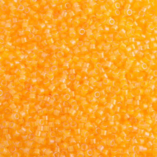 Miyuki Delica Seed Bead, 11/0 (Sun Glow Luminous Neon)
