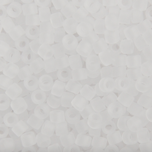 Miyuki Delica Seed Bead, 11/0 (Crystal Matte)
