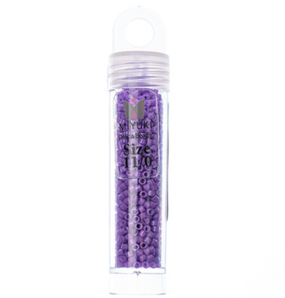 Miyuki Delica Seed Bead, 11/0 (Violet Opaque Dyed)