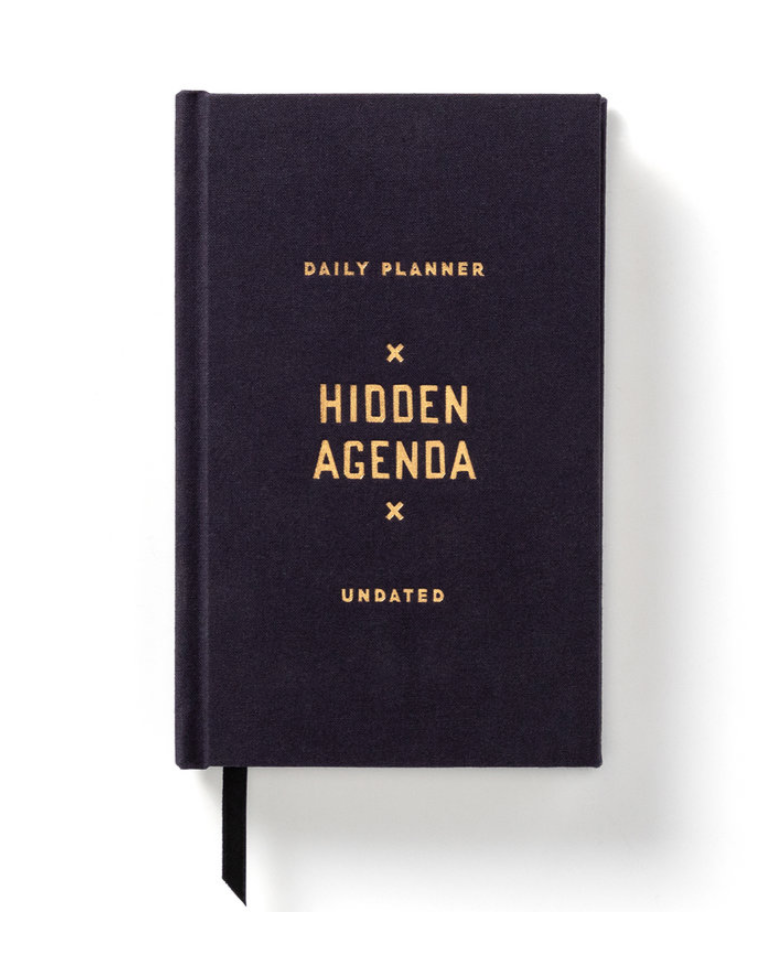 Hidden Agenda Undated Mini Planner