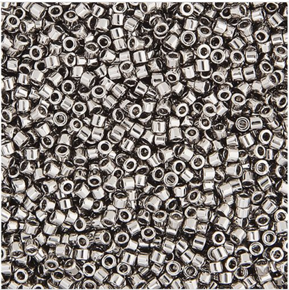 Miyuki Delica Seed Bead, 11/0 (Steel)